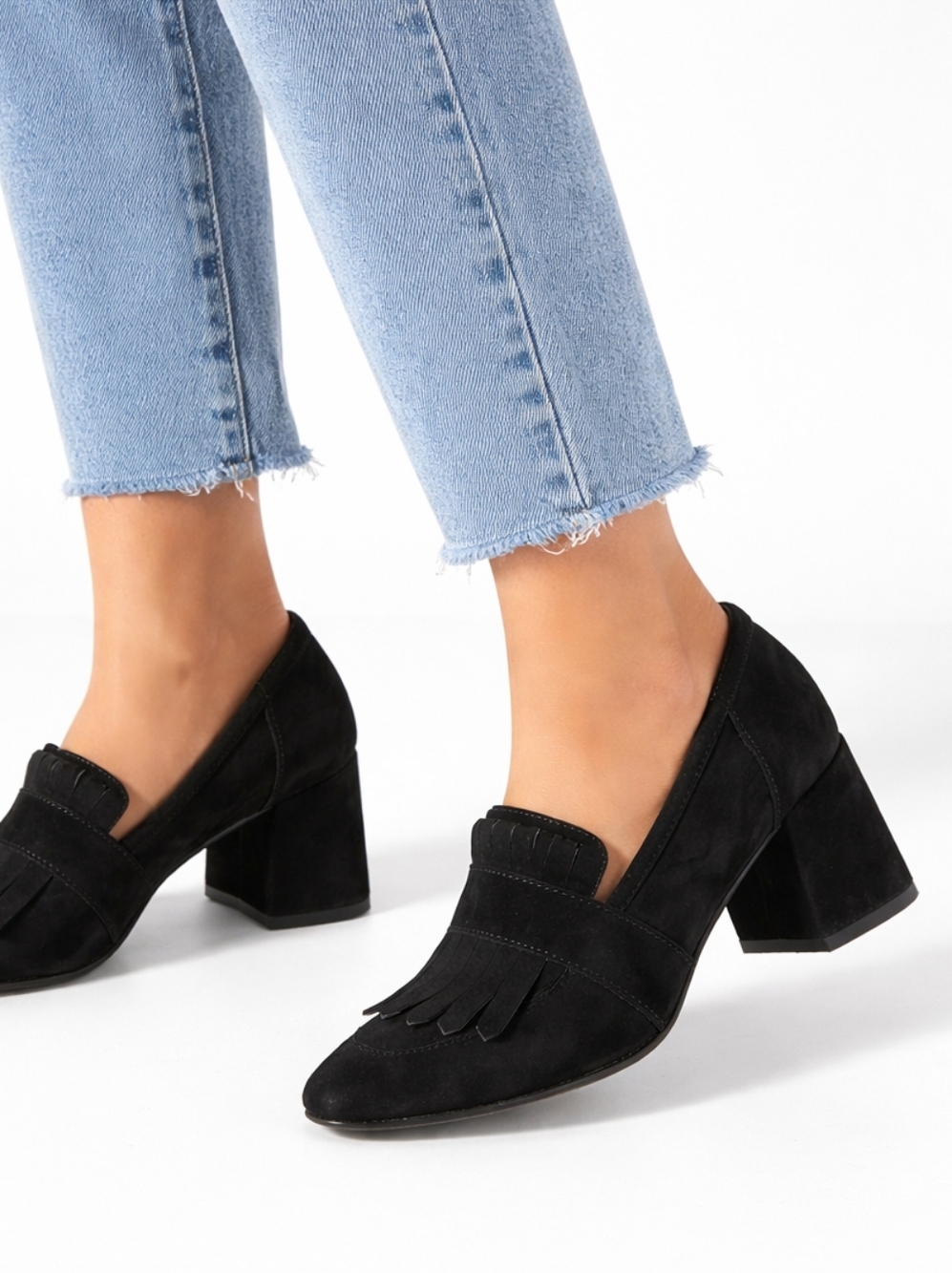 Kenneth Cole New York Macey Tailored Pump In Black Suede Size 9.5
